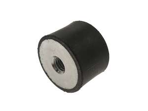 Vibration damper, 20 mm, M8 internal thread on both ends, stainless steel Vibration damper, 20 mm, M8 internal thread on both ends, stainless steel