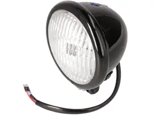 Headlight "Harley" Ø 12 cm black Headlight "Harley" Ø 12 cm black