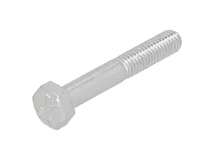 M6x40 hexagon head screw with galvanized shank M6x40 hexagon head screw with galvanized shank