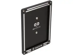 66HEROES Custom number frame "Sachs" black (CH version) 66HEROES Custom number frame "Sachs" black (CH version)