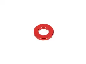 Washer M6 6.2/12/2 anodized aluminium red Washer M6 6.2/12/2 anodized aluminium red