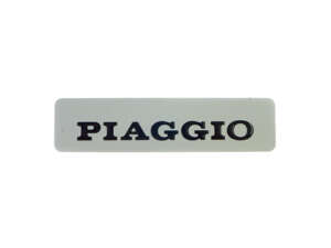 Sticker tank "PIAGGIO" aluminum 115 x 27 mm | Piaggio Ciao, SI, Bravo Sticker tank "PIAGGIO" aluminum 115 x 27 mm | Piaggio Ciao, SI, Bravo