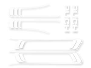 Adhesive kit tank & frame white foil plot | Puch Maxi S Adhesive kit tank & frame white foil plot | Puch Maxi S