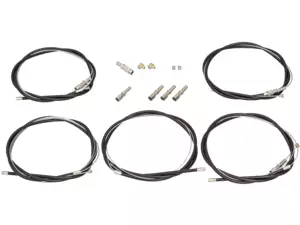 Cable set incl. adjusting screws black | Sachs 50/2, 503 2AL/2BL (manual) high handlebars Cable set incl. adjusting screws black | Sachs 50/2, 503 2AL/2BL (manual) high handlebars