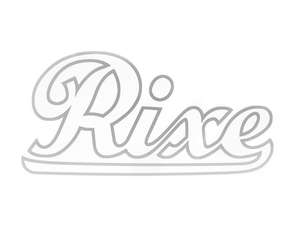 Water decal "Rixe" silver large Water decal "Rixe" silver large
