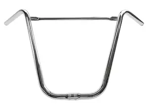 Handlebar stem 40 cm curved with chrome strut Handlebar stem 40 cm curved with chrome strut