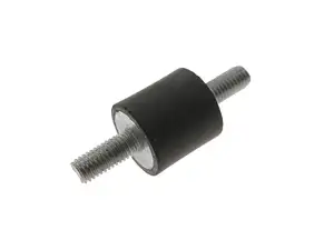 Vibration damper, 15 mm, with M5x12 threads on both ends Vibration damper, 15 mm, with M5x12 threads on both ends