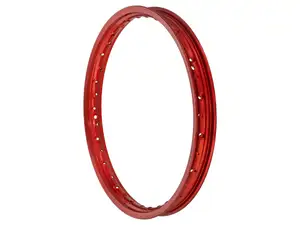 Rim ring 1.40 x 17" (48 mm) aluminum red anodized Rim ring 1.40 x 17" (48 mm) aluminum red anodized