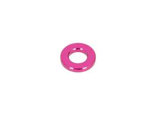 Washer M6 6.2/12/2 anodized aluminium pink Washer M6 6.2/12/2 anodized aluminium pink
