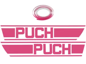 Adhesive kit tank pink foil plot | Puch X30 Adhesive kit tank pink foil plot | Puch X30