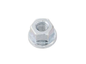 M8 medium-height flange nut (1.5D), galvanized (Grade 10) M8 medium-height flange nut (1.5D), galvanized (Grade 10)
