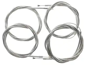 Cable set cut chrome | Piaggio Ciao, SI Cable set cut chrome | Piaggio Ciao, SI