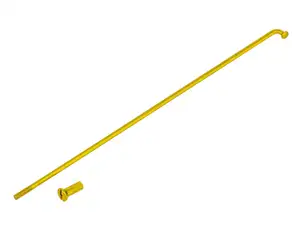 GPO 17" spoke single incl. nipple (2.9 x 188 mm) gold GPO 17" spoke single incl. nipple (2.9 x 188 mm) gold