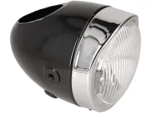 Egg lamp Ø 103 mm (side mounting) black / chrome Egg lamp Ø 103 mm (side mounting) black / chrome