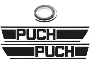 Adhesive kit tank black foil plot | Puch X30 Adhesive kit tank black foil plot | Puch X30