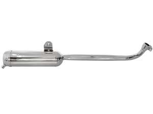 Exhaust 20 mm chrome | Piaggio Ciao, Bravo Exhaust 20 mm chrome | Piaggio Ciao, Bravo