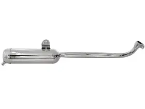 Exhaust 20 mm chrome | Piaggio Ciao, Bravo Exhaust 20 mm chrome | Piaggio Ciao, Bravo