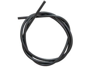 Cable sheath, Ø 5/2 mm, superflexible, black, with metal inner sheath (sold by the meter) Cable sheath, Ø 5/2 mm, superflexible, black, with metal inner sheath (sold by the meter)