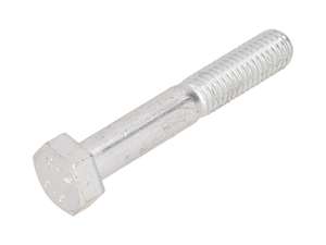 M8x50 hexagon head screw, galvanized shank M8x50 hexagon head screw, galvanized shank