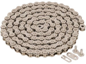 KMC drive chain silver nickel-plated 415H (reinforced) 128L KMC drive chain silver nickel-plated 415H (reinforced) 128L