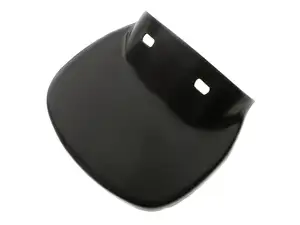 Black sheet metal splash guard Black sheet metal splash guard