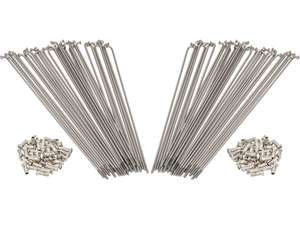 WWS 17" spoke set incl. nipples (HR90 coaster hub) Inox WWS 17" spoke set incl. nipples (HR90 coaster hub) Inox