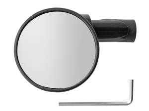 Bumm mirror round 6 cm plug-in version black Bumm mirror round 6 cm plug-in version black