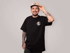 KULTWEAR T-Shirt "Canister" oversize black KULTWEAR T-Shirt "Canister" oversize black