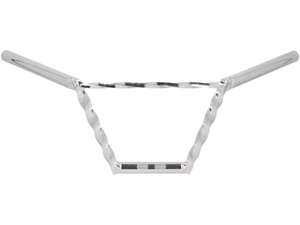 Handlebar fork plate 20 cm turned with chrome strut Handlebar fork plate 20 cm turned with chrome strut