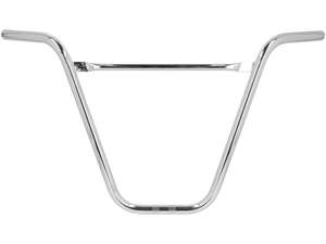 Handlebar fork plate 40 cm curved with chrome strut Handlebar fork plate 40 cm curved with chrome strut