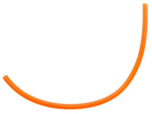 30 cm gasoline hose, 5/8" diameter, orange 30 cm gasoline hose, 5/8" diameter, orange