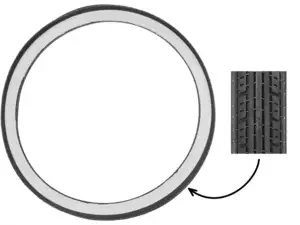Deli Tire 2.00 x 21" tires Allround whitewall Deli Tire 2.00 x 21" tires Allround whitewall
