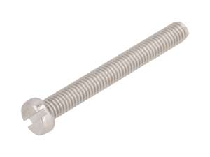 Screw M6x50 cylinder head slotted stainless steel Screw M6x50 cylinder head slotted stainless steel