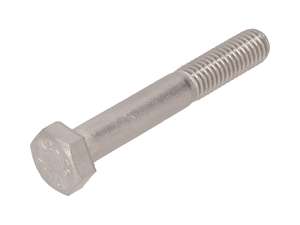 M8x55 hexagon head screw with stainless steel shank M8x55 hexagon head screw with stainless steel shank