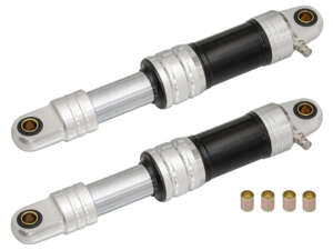 Shock absorber CNC 28 cm compressed air extra strong black-silver Shock absorber CNC 28 cm compressed air extra strong black-silver