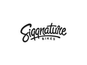 Siggnature sticker "Siggnature Bikes" foil plot 70 x 30 mm black Siggnature sticker "Siggnature Bikes" foil plot 70 x 30 mm black