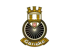 Göricke coat of arms water decal black Göricke coat of arms water decal black