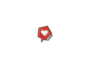 mk-Merch pin "mofakult heart" 10 x 11 mm mk-Merch pin "mofakult heart" 10 x 11 mm