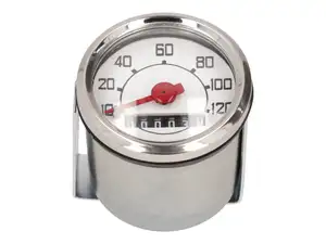 Speedometer 120 km/h Ø 48 mm Veglia replica | Piaggio Ciao, SI, Bravo, Boxer Speedometer 120 km/h Ø 48 mm Veglia replica | Piaggio Ciao, SI, Bravo, Boxer