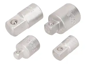 BGS socket adapter set 1/4" / 3/8" / 1/2" 4 pcs. BGS socket adapter set 1/4" / 3/8" / 1/2" 4 pcs.