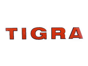 "TIGRA" Sticker, New Version, 84 x 12 mm | Tigra "TIGRA" Sticker, New Version, 84 x 12 mm | Tigra