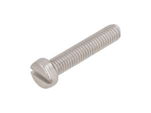 Screw M6x30 cylinder head slotted stainless steel Screw M6x30 cylinder head slotted stainless steel