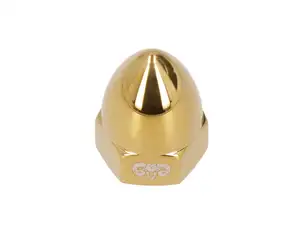66HEROES Bullit M12x1 pointed nut (wheel nut) gold Inox 66HEROES Bullit M12x1 pointed nut (wheel nut) gold Inox