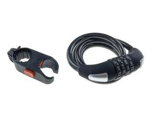 WAG Combination Cable Lock, 1.2 m, with Mount WAG Combination Cable Lock, 1.2 m, with Mount