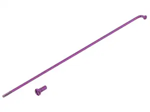 GPO 19" spoke single incl. nipple (2.9 x 212 mm) purple GPO 19" spoke single incl. nipple (2.9 x 212 mm) purple