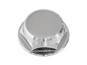 GPO steerer tube nut M26x1 closed fork plate chrome GPO steerer tube nut M26x1 closed fork plate chrome