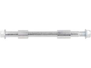 Wheel axle M15 x 226 mm with M6 internal thread Cross Wheel axle M15 x 226 mm with M6 internal thread Cross