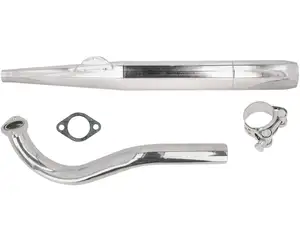 swiing® ingenious exhaust cigar 28 / 70 mm chrome | Puch Supermaxi LG1/LG2 swiing® ingenious exhaust cigar 28 / 70 mm chrome | Puch Supermaxi LG1/LG2