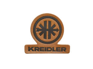 mk-Merch patch "Kreidler" 50 x 45 mm imitation leather mk-Merch patch "Kreidler" 50 x 45 mm imitation leather