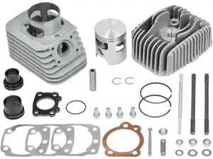 Malossi 47 mm cylinder kit BIG DEPS incl. head 10 mm KoBo | Piaggio Ciao, Bravo, Boxer Malossi 47 mm cylinder kit BIG DEPS incl. head 10 mm KoBo | Piaggio Ciao, Bravo, Boxer